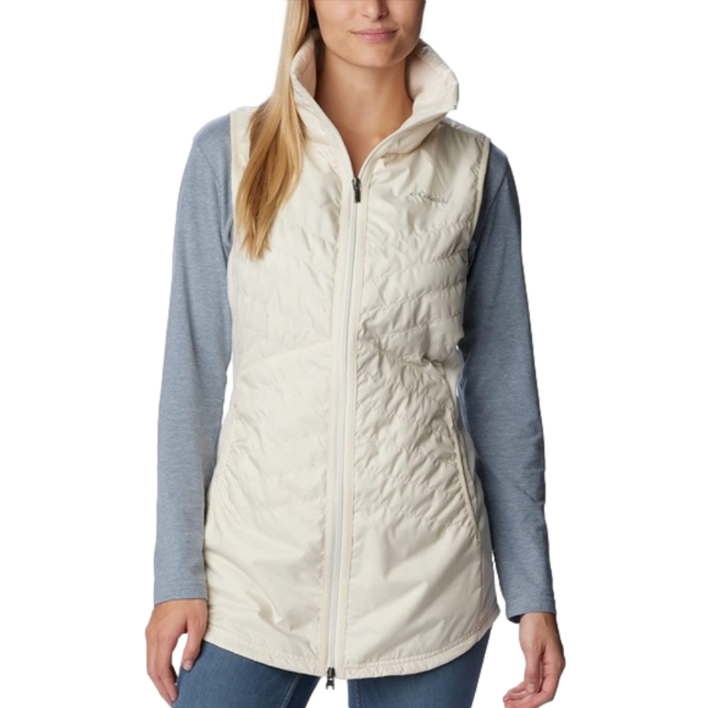 Columbia Women's Mix It Around Long Vest chalk off white size medium